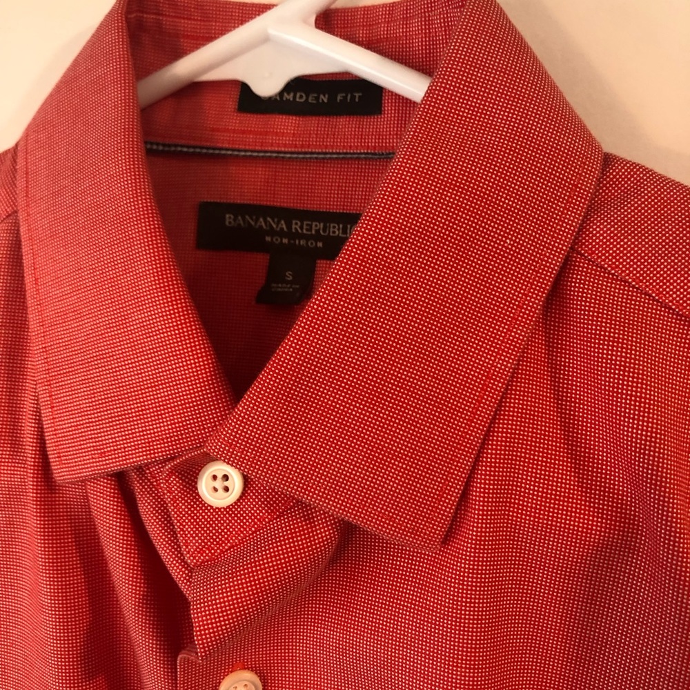 Banana Republic Men’s Slim Fit Non-Iron Dress Shirt - Small